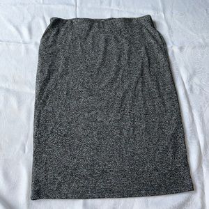 Old Navy Grey + Black Pencil Skirt